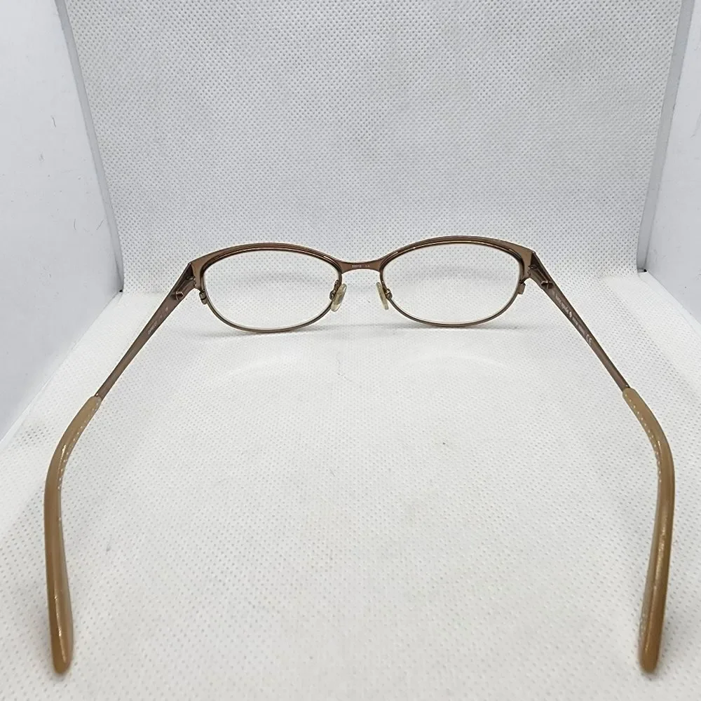Kate Spade Camelot Tan & Gold Prescription Glasses Frames